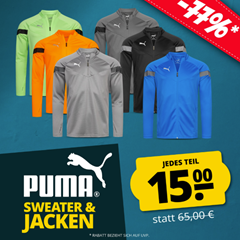 PUMA teamFINAL Herren Trainingsjacke für nur 15€ zzgl. einmalig 4,95€ Versand
