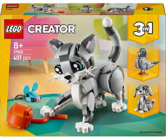 LEGO Creator 3-in-1 „Graue Katze“ (31163) für 17,99€ (Vergleich: 21,39€)