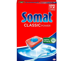 Somat Classic Power Spülmaschinen Tabs (172 Tabs) für 15,27€ (= 9 Cent pro Tag – Vergleich 19 Cent)