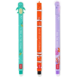 LEGAMI – 3er-Set Gel Radierstifte, Unter dem Meer für 5,95€ (Vergleich: 13,90€)