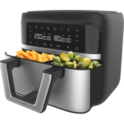 Cecotec Heißluftfritteuse CecoFry Advance Double mit 9 l und trennbaren Korb für 81,90€ (Vergleich: 99€)