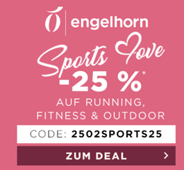Engelhorn: 25% auf Running, Fitness & Outdoor