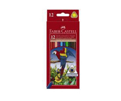 FABER-CASTELL 116512 Buntstifte Dreikantform (12 Stück) für 2,99€ (Vergleich: 7,19€)