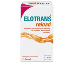 ELOTRANS reload – isotonische Elektrolyt-Glucose-Mischung (15 Beutel) für 7,99€ (Vergleich: 11,32€)