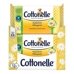 Cottonelle Feuchtes Toilettenpapier (12 x 42 Feuchttücher) für 12,85€