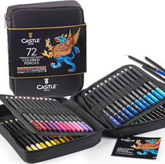 Castle Art Supplies 72 Buntstifte Set für 32,49€ (Vergleich: 39,99€)