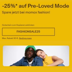 eBay: 25% Rabatt auf pre-loved Fashion, Uhren und Schmuck