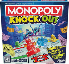 Monopoly Knockout Partyspiel für 10€ (Vergleich: 13,95€)