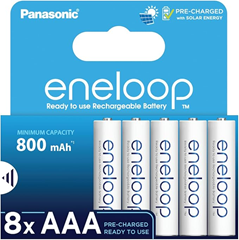 eneloop AAA-Akkus (8er-Pack) für 15,92€ (Vergleich: 22,20€)