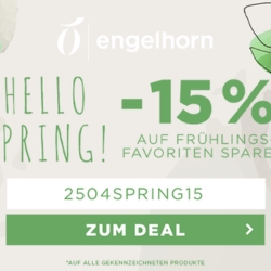 Engelhorn: 15% Rabatt auf Frühlings-Favoriten aus den Bereichen Fashion & Sport