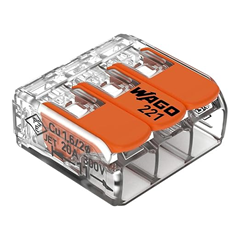 WAGO 221-413 COMPACT Verbindungsklemmen (50 Stück) für 15,49€ (Vergleich: 24,40€)