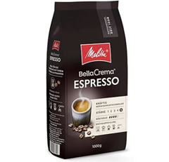 Melitta BellaCrema Espresso Kaffeebohnen (1 kg) für 10,39 € (Vergleich: 12,99 € )