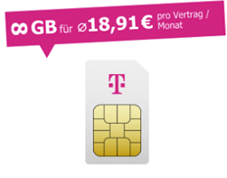 2× Telekom MagentaMobil M mit Unlimited 5G für effektiv je 18,91€/Monat pro SIM-Karte