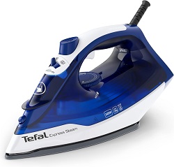Tefal Express Steam Dampfbügeleisen FV2838 (2.400 Watt, Dampfstoß 180 g/Minute) für 16,99€ (Vergleich: 22,94€)