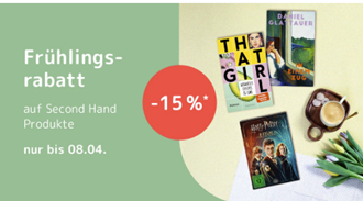 Medimops: 15% Rabatt auf Second Hand Unterhaltung wie Bücher, Musik, Filme und Spiele