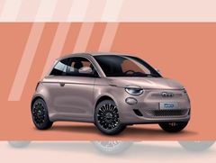 Fiat 500e La Prima 42 kWh (118 PS, Automatik) für 175€/Monat (10.000 km/Jahr, 36 Monate, LF = 0,58)