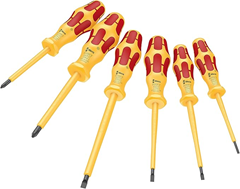 Wera VDE Schraubendrehersatz (6-teilig) für 17,99€ (Vergleich: 23,94€)