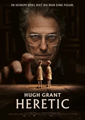 UCI Kino: gratis Ticket für den 13.04. (Sonntag) für den Film “Heretic” mit Hugh Grant
