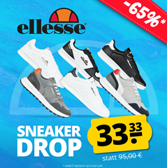verschiedene ellesse Sneaker für je 33,33€ zzgl. 4,95€ Versand (unter 60€)