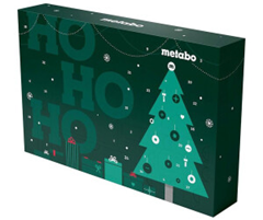 Metabo Adventskalender Werkzeug Zubehör 2024 für 23,85?€ (Vergleich: 35,89?€)