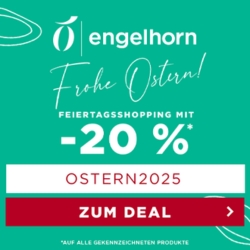 Engelhorn: 50% Rabatt im Sale + 20% Rabatt beim Oster-Shopping