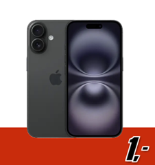 iPhone 16 (128GB) für 1€ mit 300GB 5G Daten, SMS und Sprachflat im o2 Netz für 39,99€/Monat + 200€ Wechselbonus