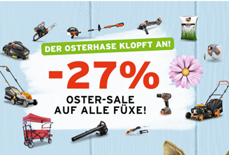 Fuxtec: 27% Rabatt auf fast alle Artikel