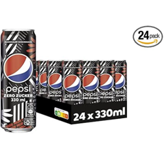Pepsi Zero Zucker (24 x 0,33 l, Eintracht Frankfurt Edition) für 12,59 € + 6,00 € Pfand