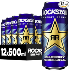 Rockstar Energy Drink Blueberry (12 x 500 ml) für 9,17 € + 3,00 € Pfand + andere Sorten im Angebot