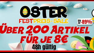 Picksport: über 200 Artikel für je 8€ zzgl. einmalig Versand