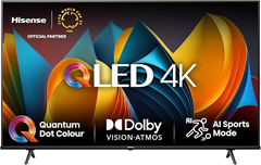 Hisense 55E7NQ QLED-Fernseher (55 Zoll, 2024) für 379€ (Vergleich: 432,55€)