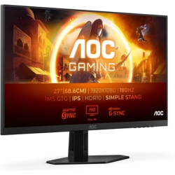 AOC 27G4XED – 27″ FHD Monitor, IPS, 180 Hz, 1 ms, FreeSync & G-Sync, HDR10 2x HDMI 2.0, 1x DP 1.4 für 109€ (Vergleich: 129€)