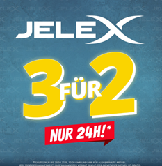 SportSpar: 3 für 2 Aktion auf alle Jelex Produkte