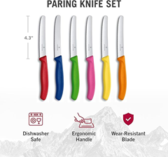 Victorinox Swiss Classic Tomaten- und Tafelmesser Set (6-tlg.) für 21,41€ (Vergleich: 28,40€)