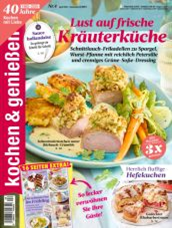 kochen & genießen Jahresabo (12 Ausgaben) für 57,60€ inkl. verschiedener 50€ Prämien (Amazon, Aral, Ikea etc.)