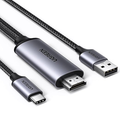 UGREEN HDMI auf USB C Kabel (2m) mit USB A Stromkabel für 29,99€