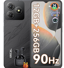 OSCAL Flat 2 Gemini AI Smartphone für 89,99€ (Vergleich: 97,99€)