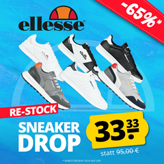 Viele Ellesse Sneaker für je 33,33€ zzgl. einmalig Versand unter 60€ Bestellwert