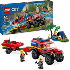 LEGO City Feuerwehrgeländewagen mit Rettungsboot (60412) für 17,99€ (Vergleich: 21,99€)