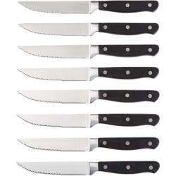 8er-Pack Amazon Basics Steakmesser aus rostfreiem Edelstahl für 13,19€ (Vergleich: 19,28€)