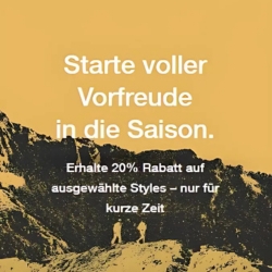 The North Face: 20% Rabatt auf rund 500 ausgewählte Styles