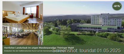 6 Tage / 5 Nächte im Hotel Rennsteigblick im Thüringer Wald inkl. All Inclusive & Sauna für 2 Personen für 259,99€