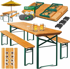 KESSER Bierzeltgarnitur 3-teilig für 88,80€ (Vergleich: 99,99€)