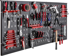 Arebos Werkzeugwand 3-teilig inkl. 17 Haken für 29,66€ (Vergleich: 33,90€)