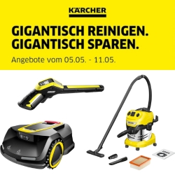 Amazon: Kärcher Aktionswoche mit sehr guten Angeboten der Marke Kärcher