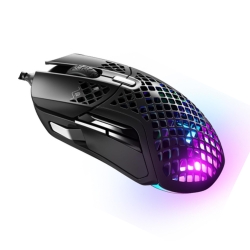 SteelSeries Aerox 5 – RGB Gaming-Mouse, optischer TrueMove Air-Sensor mit 18.000 DPI für 48,99€ (Vergleich: 67,90€)
