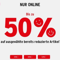 Ernsting’s Family: bis zu 50% Extra-Rabatt auf bereits reduzierte Artikel