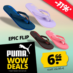 PUMA Epic Flip V2 Unisex Zehentrenner in verschiedenen Farben für nur 6,66€ zzgl. Versand