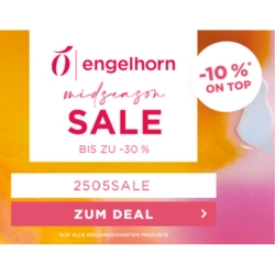 Engelhorn: Mid Season Sale mit bis zu 30% Rabatt + 10% Extra-Rabatt on Top