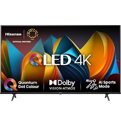 Hisense 50E7NQ 126 cm (50 Zoll) 4K UHD LED Fernseher für 299,26€ (Vergleich: 399,90€)